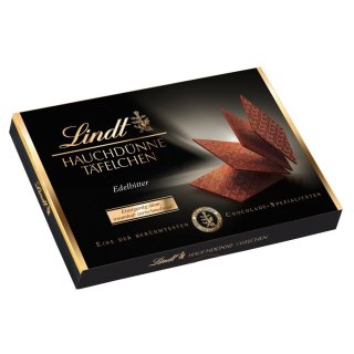 Lindt Hauchdünne Täfelchen Edelbitter (1X125g Packung)