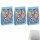 Pavesi Gocciole Coconut Kekse 3er Pack (3x320g Beutel) + usy Block