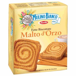 Mulino Bianco Fette Malto dOrzo (315g Packung Zwieback mit Gerstenmalz)