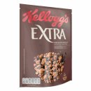 Kelloggs Extra Cioccolato e Nocciole Müsli 3er Pack (3x375g Beutel) + usy Block