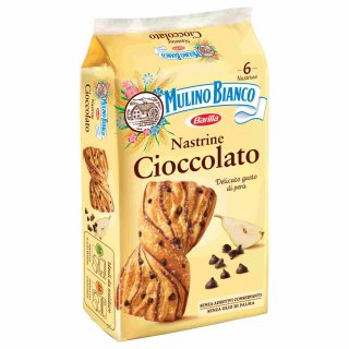 Mulino Bianco Nastrine Cioccolato (240g Packung Kekse)
