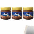 Perugina Baci Crema Spalmabile Cioccolato Nocciole 3er Pack (3x200g Glas) + usy Block