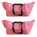 Ikea Slukis Tasche Pink groß 2er Pack (71l)