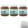 Scotti Crema Spalmabile con riso, nocciole e cacao 3er Pack (3x400g Glas) + usy Block