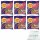 Chupa Chups Zungenmaler 6er Pack (6x120g Beutel) + usy Block