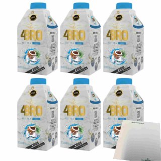4Bro Ice Tea Coco Choco 6er Pack (6x500ml Pack Eistee) + usy Block