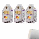 4Bro Ice Tea Mango-Maracuja 3er Pack (3x500ml Pack Eistee) + usy Block