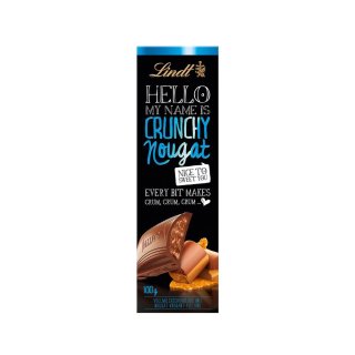 Lindt Hello Crunchy Nougat (100g Tafel)