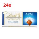 Lindt Excellence Schokolade Vollmilch Extra Cremig (24x35g Tafel)