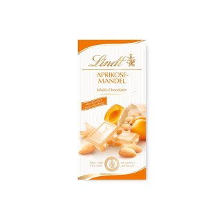 Lindt Frucht-Nuss, Aprikose Mandel Weiße Schokolade (10x100g Tafel)