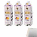 4Bro Ice Tea Mango-Maracuja 3er Pack (3x1000ml Pack Eistee) + usy Block