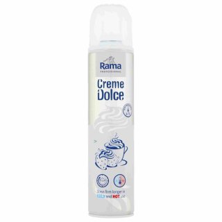 Rama Professional Creme Dolce (500ml Sprühdose Sprühsahne in Gastro Qualität)
