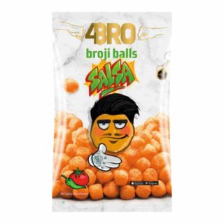 4Bro Broji Balls Salsa (75g Beutel Maissnack mit Salsa-Geschmack)