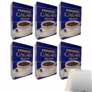 Ferrero Cacao Zuccherato 6er Pack (6x75g Packung gezuckertes Kakaopulver) + usy Block
