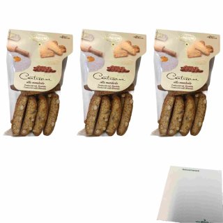 Monardo Cantuccini alle Mandorle 3er Pack (3x220g Beutel) + usy Block