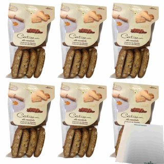 Monardo Cantuccini alle Mandorle 6er Pack (6x220g Beutel) + usy Block