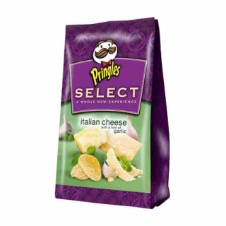 Pringles Select Italian Cheese with a Hint of Garlic Kartoffelchips (160g Beutel)