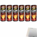 Pringles Flame Extra Hot Cheese & Chilli 6er Pack (6x160g Dose) + usy Block