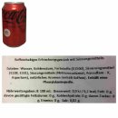 Coca Cola Zero Sugar No Calories Coke Zero (24x0,33l Dosen)