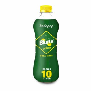 Bluna Zitrone Sirup für Wassersprudler (500ml Flasche)