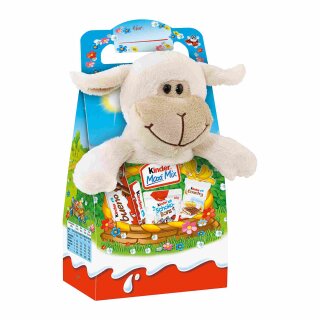 Ferrero kinder Maxi Mix Plüschtier Lola Lamm Ostern (133g Packung)