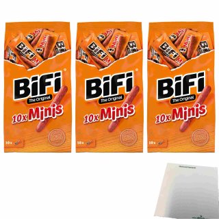 Bifi Original 10 Minis 3er Pack (3x100g Beutel) + usy Block