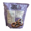 Jumbo Choco Pretzels 3er Pack (Schokoladen-Bretzel, 3x 150g Packung) + usy Block