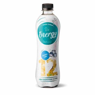 Sodapop Classic Energy Sirup Zuckerfrei für Wassersprudler (500ml Flasche)