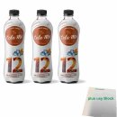 Sodapop Sirup Cola Mix mit Orange für Wassersprudler 3er Pack (3x 500ml Flasche) + usy Block
