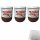 Ferrero nutella aus Italien 3er Pack (3x200g Glas) + usy Block