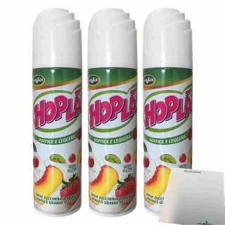 Trevalli Panna Hopla Spray Soffice e Leggera 3er Pack (3x250g Sprühsahne) + usy Block