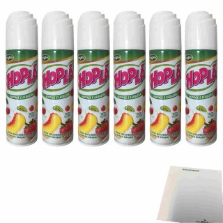 Trevalli Panna Hopla Spray Soffice e Leggera 6er Pack (6x250g Sprühsahne) + usy Block