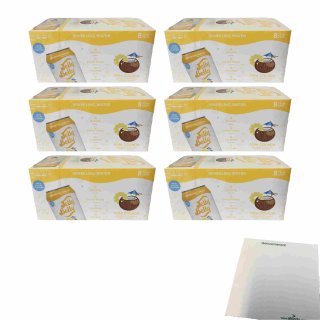 Jelly Belly Sparkling Water Pina Colada USA 6er Pack (48x355ml Dose) + usy Block