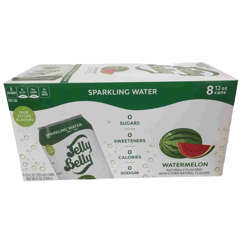 Jelly Belly Sparkling Water Watermelon USA 6er Pack + usy Block