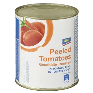 aro Geschälte Tomaten - 800 g Dose