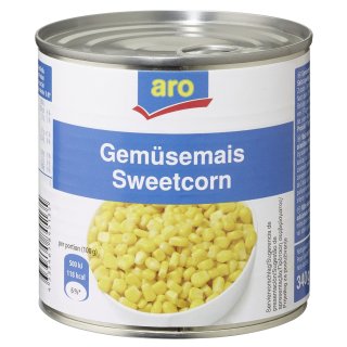 aro Gemüsemais - 300 g Dose