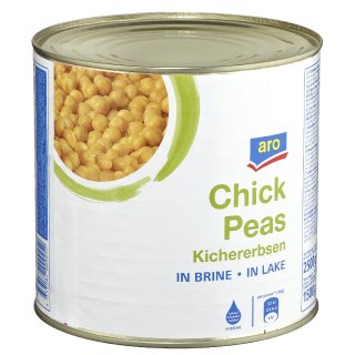 aro Kichererbsen in Lake - 2,50 kg Dose