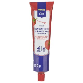 METRO Chef Tomatenmark 3-fach konzentriert - 200 g Tube