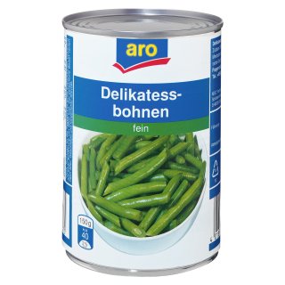 aro Delikatessbohnen - 425 g Dose