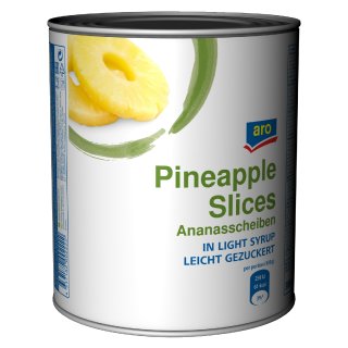 aro Ananas Scheiben - 3,10 kg Dose