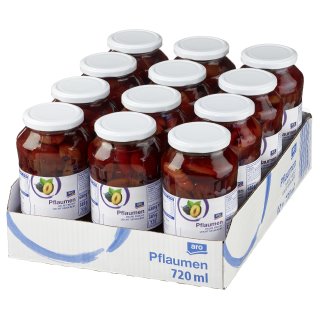 aro Pflaumen - 12 x 720 g Gläser