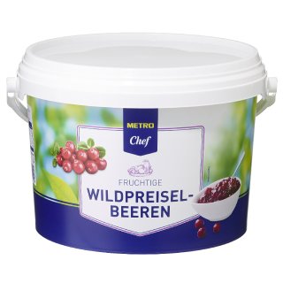 METRO Chef Wildpreiselbeeren - 5 kg Eimer