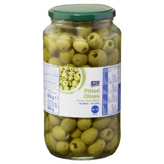 aro Oliven grün ohne Stein - 935 ml Glas