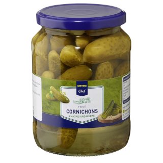 METRO Chef Cornichons - 700 ml Stück