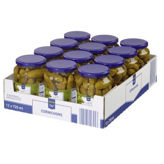 METRO Chef Cornichons - 12 x 700 ml Stücke