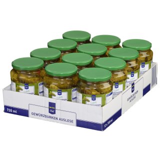 METRO Chef Gewürzgurken Auslese - 12 x 670 ml Gläser