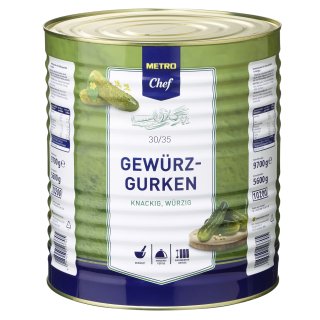 METRO Chef Gewürzgurken 30/35 - 9,70 l Dose