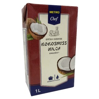 METRO Chef Extra cremige Kokosnussmilch - 1000 kg Packung