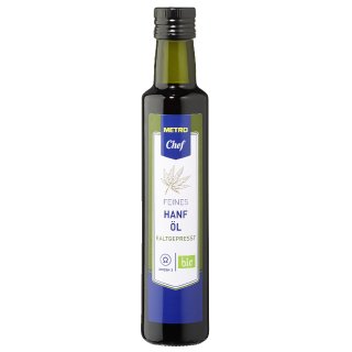 METRO Chef BIO Hanföl kaltgepresst - 250 g Flasche