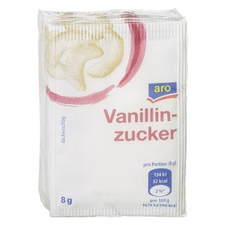 aro Vanillinzucker 10x8g Beutel (80g Packung)